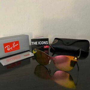 Brand-New Gradient Lens Fashion Sunglasses with Case and Accessories